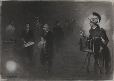Design til illustration i De Amsterdammer: The Speech from the Throne, 24. sept. 1905 af Johan Braakensiek