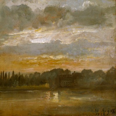 Aften ved Elben af Johan Christian Dahl