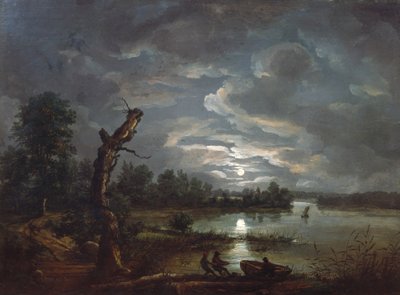 Esrum sea, c.1814 af Johan Christian Dahl