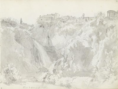 Fossefall, Tivoli af Johan Christian Dahl