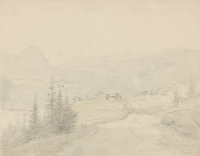 Fra Øylo i Valdres af Johan Christian Dahl