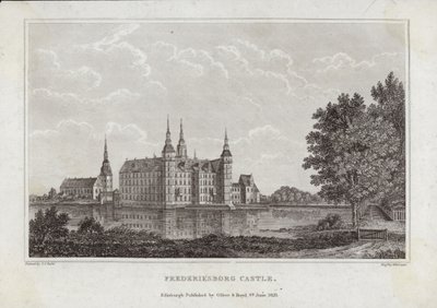 Frederiksborg Palace af Johan Christian Dahl