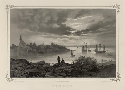 Illustration hentet fra bogen Norge produceret i tegninger af Asbjørnsen, P.Chr. og udgivet af Chr. Tønsberg (nr. 1848) af Johan Christian Dahl