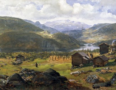 Norsk dal af Johan Christian Clausen Dahl (1788-1857), Norge 1800-tallet af Johan Christian Dahl