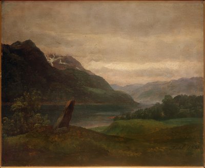 norsk landskab af Johan Christian Dahl