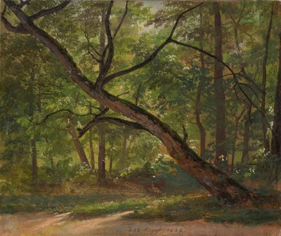 Parti i Den Store Have ved Dresden af Johan Christian Dahl
