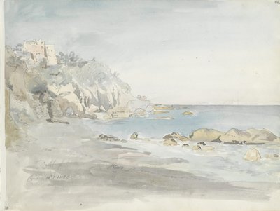 Stranden ved Marina Grande, Capri af Johan Christian Dahl