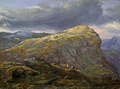 Stugunøset på Filefjell af Johan Christian Dahl