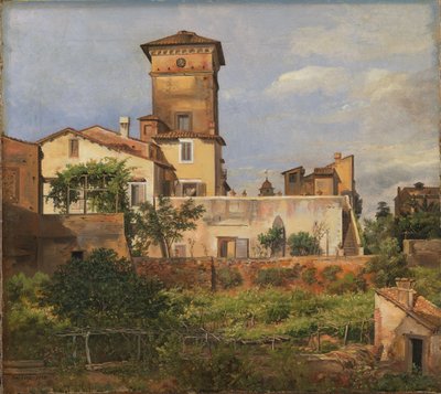 Villa Malta, Rom af Johan Christian Dahl