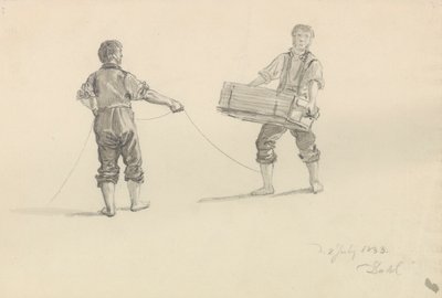 To mænd af Johan Christian Dahl