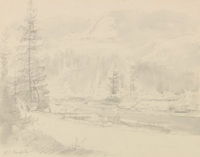 Ved Bruflat af Johan Christian Dahl