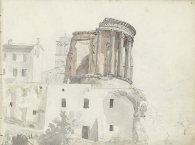 «Vestas tempel», Tivoli af Johan Christian Dahl