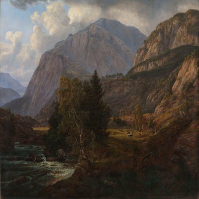 Udsigt over Fortundalen af Johan Christian Dahl