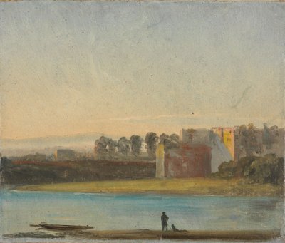 Udsigt over Elben af Johan Christian Dahl