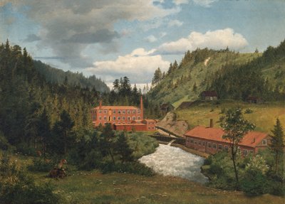 Den gamle mølle i Maridalen af Johan Fredrik Eckersberg