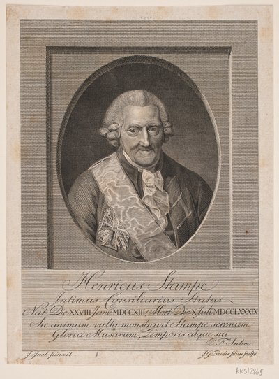 Henrik Stampe af Johan Georg Preisler