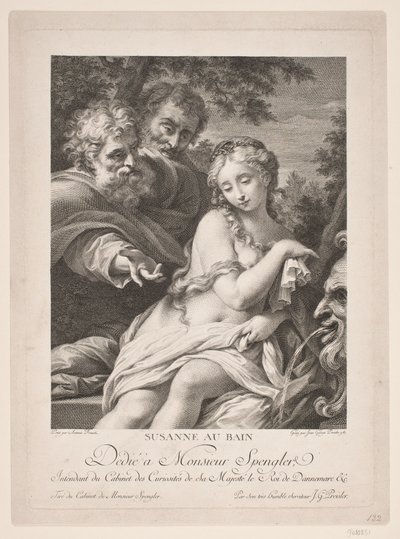 Susanna i badet af Johan Georg Preisler