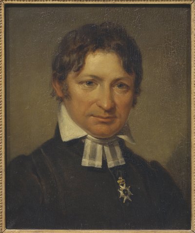 Francois Michel Franzen, finsktalende digter og teolog - Portræt af Frans Mikael Franzen af Johan Gustaf Sandberg