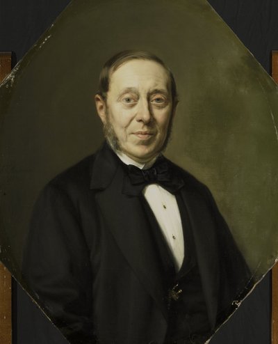 Portræt af Johannes Cornelis van Pappelendam af Johan Heinrich Neuman
