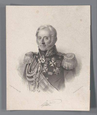 Portræt af Jan Coenraad Koopman af Johan Hendrik Hoffmeister
