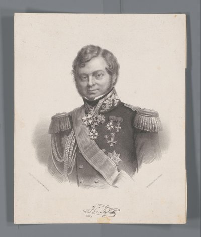 Portræt af Julius Constantine Empire af Johan Hendrik Hoffmeister