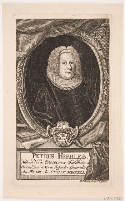 Biskop Peder Hersleb af Johan Herman Thiele