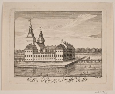 Vallø Slot af Johan Herman Thiele