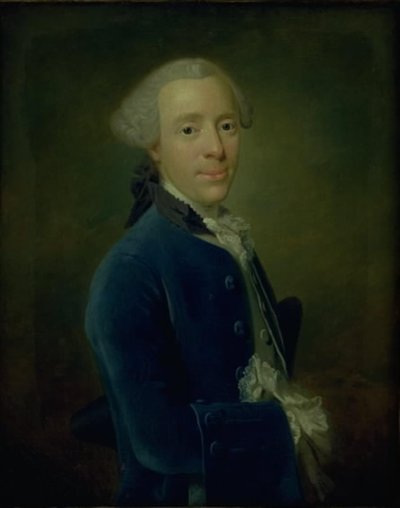 Portræt af statsråd Johan Henrik Kirchhoff af Johan Hörner