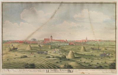 Prospekt af Vordingborg af Johan Jacob Bruun