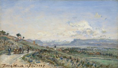 Hovedvej fra Lyon til Grenoble af Johan Jongkind