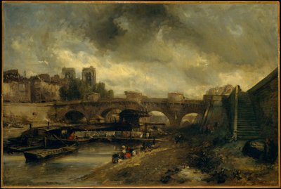 Pont Neuf af Johan Jongkind