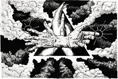 Mystiske hænder af Johan Liewendahl