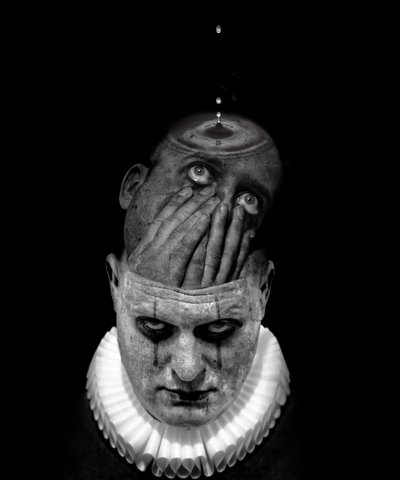 A clowns death (serie), 2014 (fotokunst digital kunst) af Johan Lilja