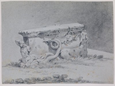 Antik romersk bordstøtte. af Johan Mandelberg