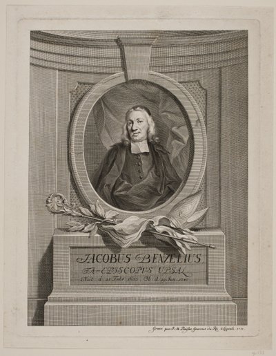 Biskop Jacob Benzelius af Johan Martin Preisler