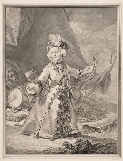Christian VII som barn af Johan Martin Preisler