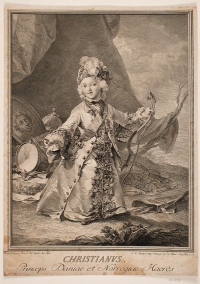 Christian VII som barn af Johan Martin Preisler