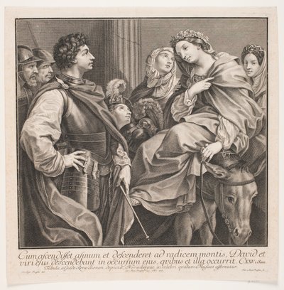 David og Abigail af Johan Martin Preisler