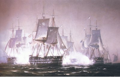 Prins Christian Frederick i kamp mod briterne, fra ukendt magasin eller bogkilde af Johan Neumann