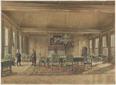 Provinsrådet i Provinshuset i Groningen af Johan Paul Constantinus Grolman