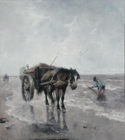 Sea Breezes (olie på lærred) af Johan Scherrewitz