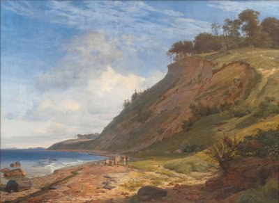 A Danish Coast. View from Kitnæs on Roskilde Fjord. Zealand af Johan Thomas Lundbye