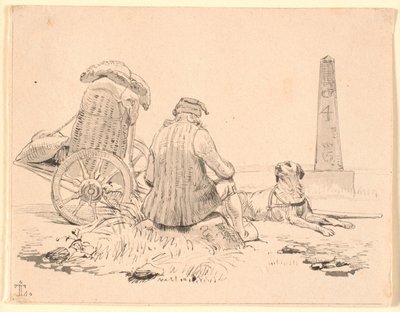 Bissekræmmeren og hans hund af Johan Thomas Lundbye