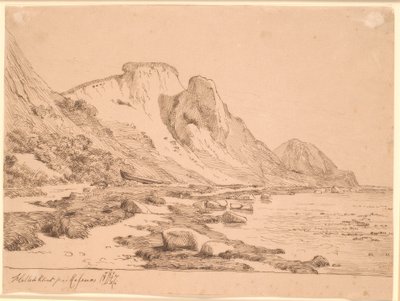 Hellede klint af Johan Thomas Lundbye