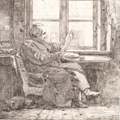 Justitsråd Emanuel Bonnevie af Johan Thomas Lundbye