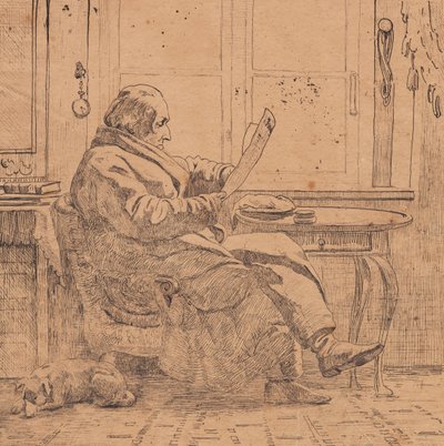 Justitsråd Emanuel Bonnevie af Johan Thomas Lundbye