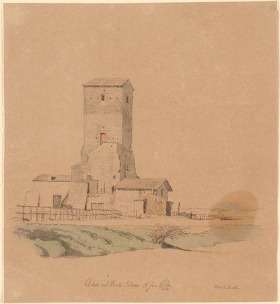 Osteri se Ponte Salare af Johan Thomas Lundbye