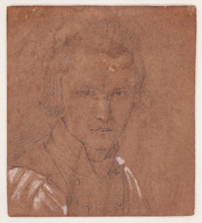 Selvportræt af Johan Thomas Lundbye