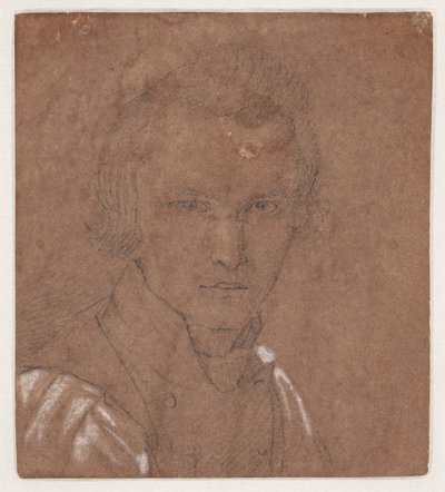 Selvportræt af Johan Thomas Lundbye