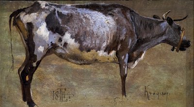 Studie af en ko af Johan Thomas Lundbye